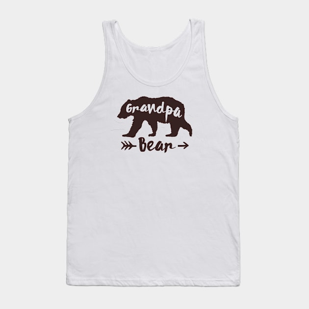 Grandpa Bear Vintage Tank Top by Kyandii